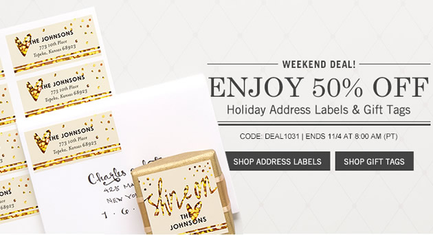 holiday address labels