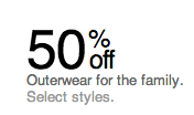 kohls 50 off outerwear