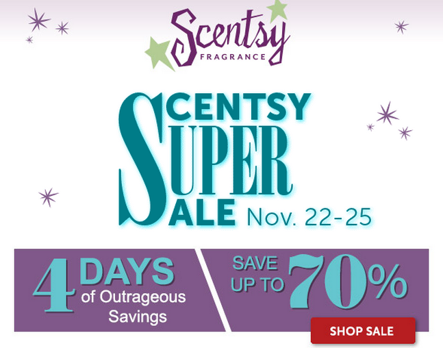 *HOT* Up to 70 off Scentsy Products!!! Early Black Friday Sale
