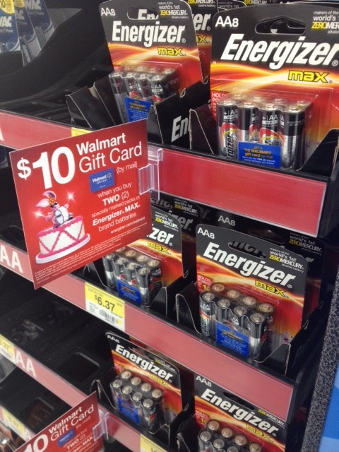 walmart gift card with energizer max