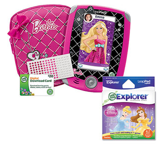 LeapFrog LeapPad2 Explorer Totally Barbie Bundle plus Bonus Software Bundle  Development   Learning Toys   Walmart.com