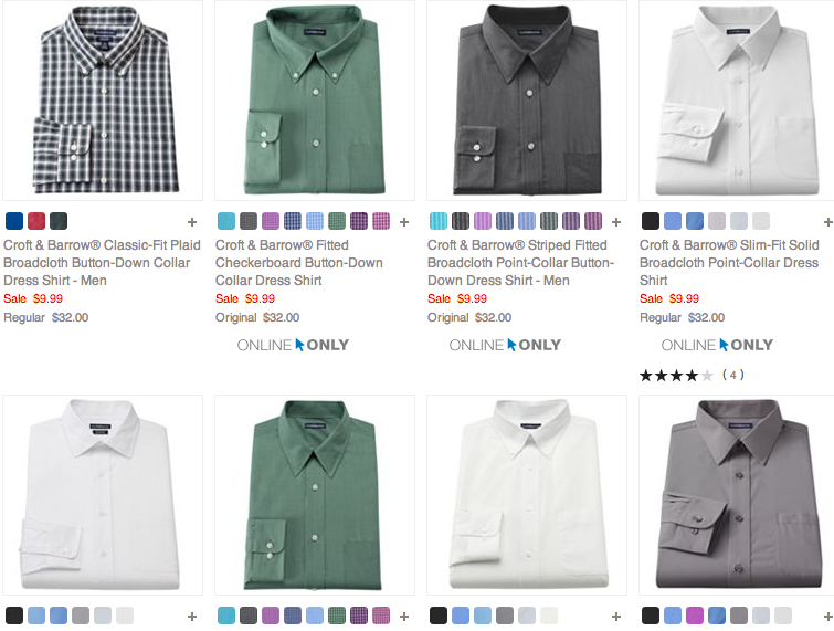 Mens Dress Shirts Tops  Clothing   Kohl s