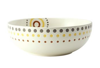 rachel ray serving bowl dots