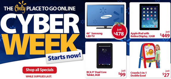 walmart cyber monday