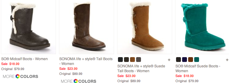 womens boots at kohls