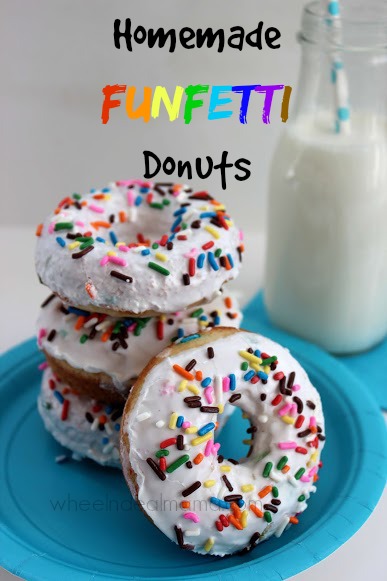 Homemade Funfetti Donuts