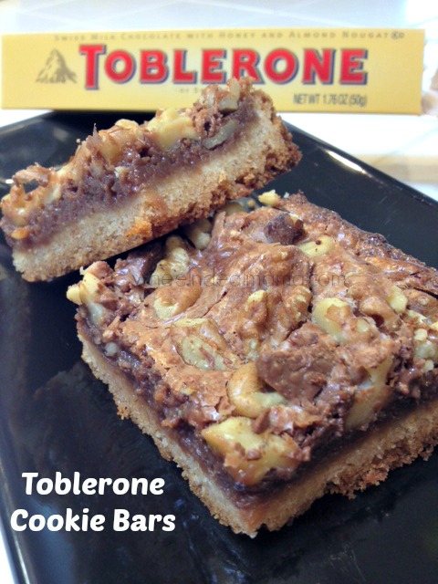 Toblerone Cookie Bars