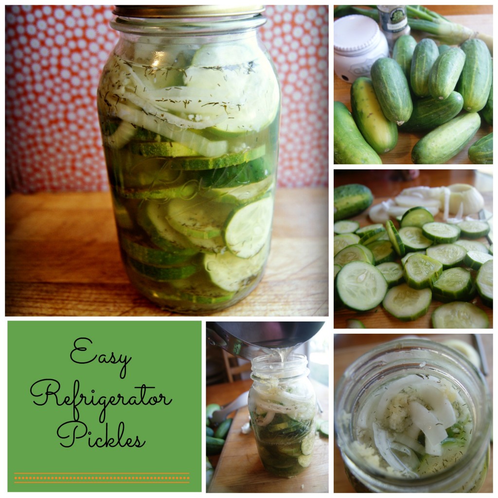 Easy Refrigerator Pickles