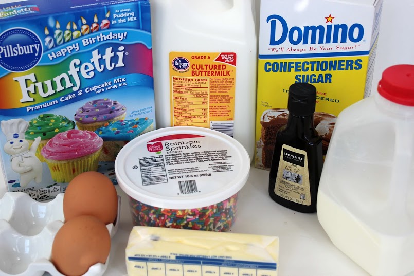 funfetti donuts ingredients