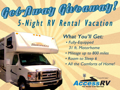 rv get away giveaway