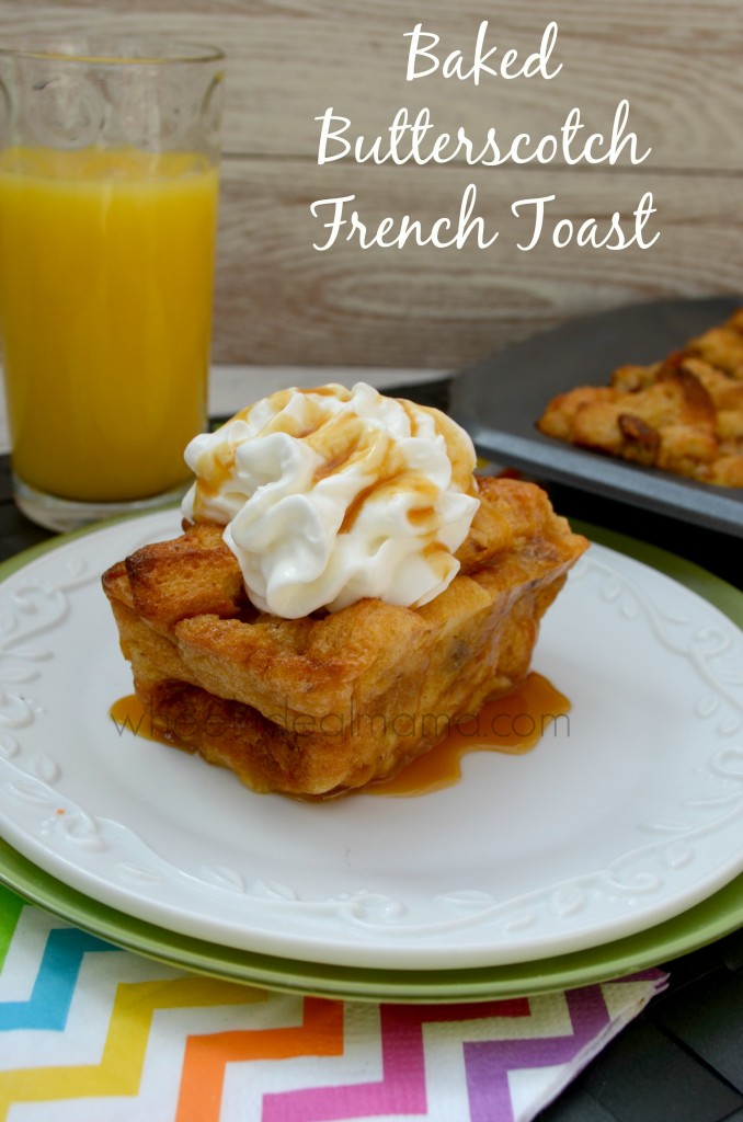 Baked Butterscotch French Toast
