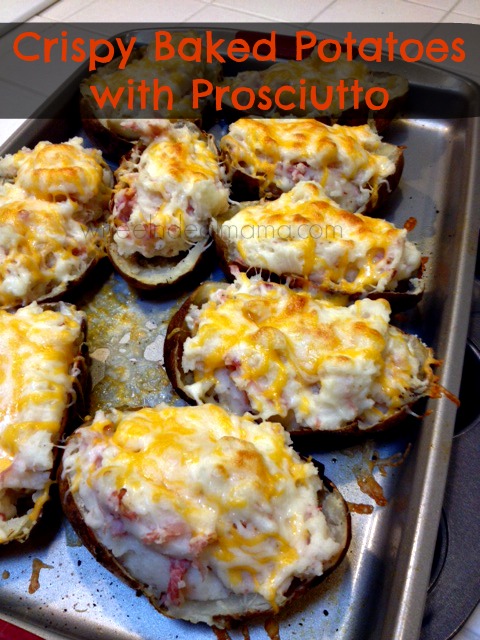 Crispy Baked Potatoes with Prosciutto