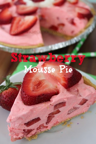 Strawberry Mousse Pie