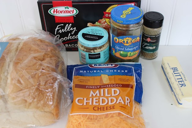 ingredients for jalapeno bread