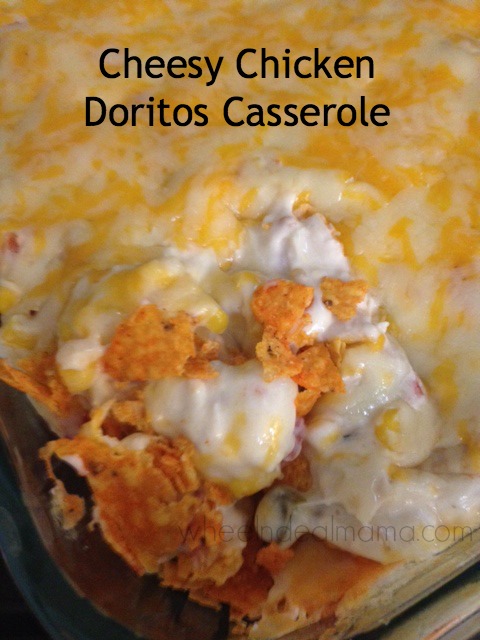 Cheesy Chicken Doritos Casserole   #Casserole #Chicken #Doritos