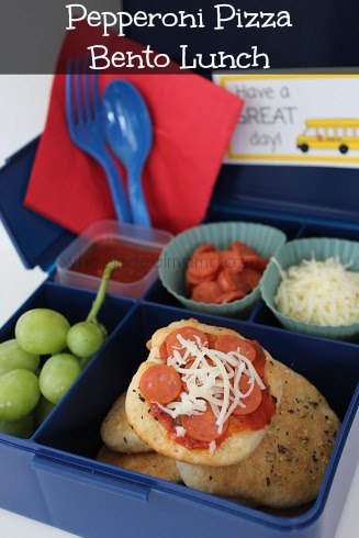 Pepperoni Pizza Bento Lunch