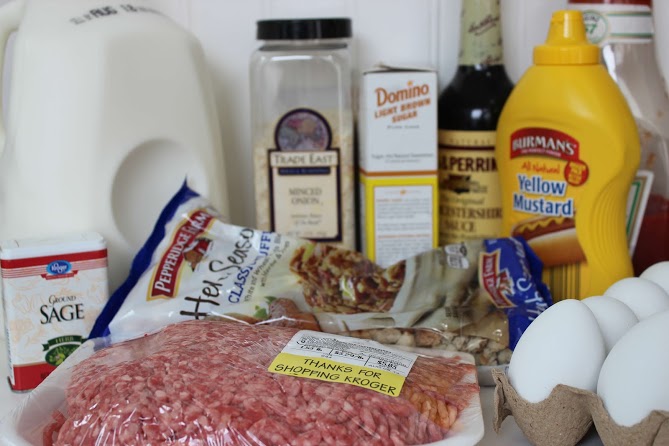 Ingredients for Crock Pot Meatloaf