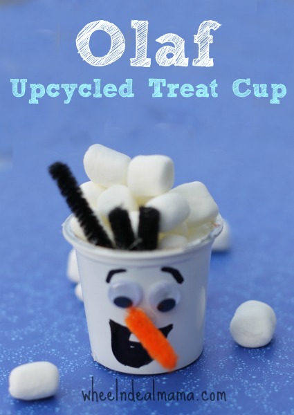 Disney's Frozen Inspired Olaf Upcycled Treat Cup