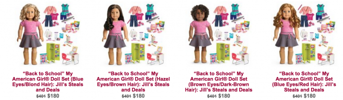 american girl today show deal