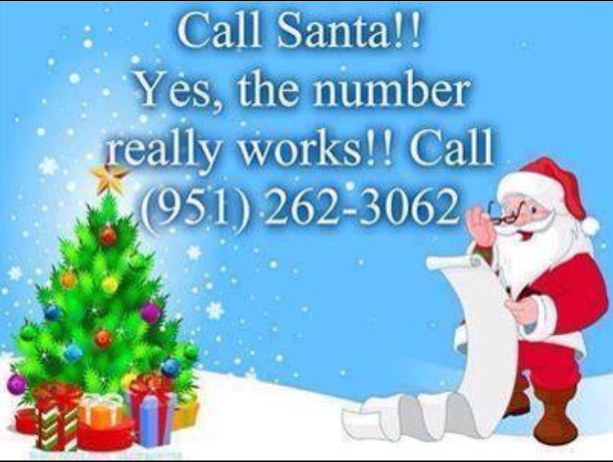 Santas Phone Number and FaceTime App Wheel N Deal Mama