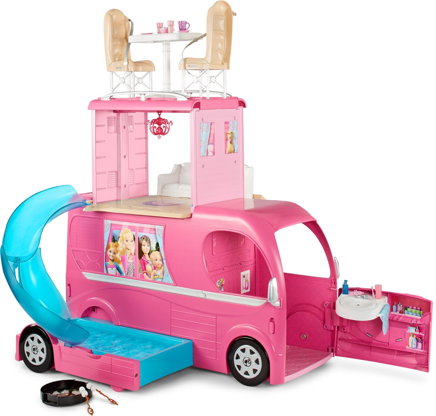 barbie pop up camper amazon