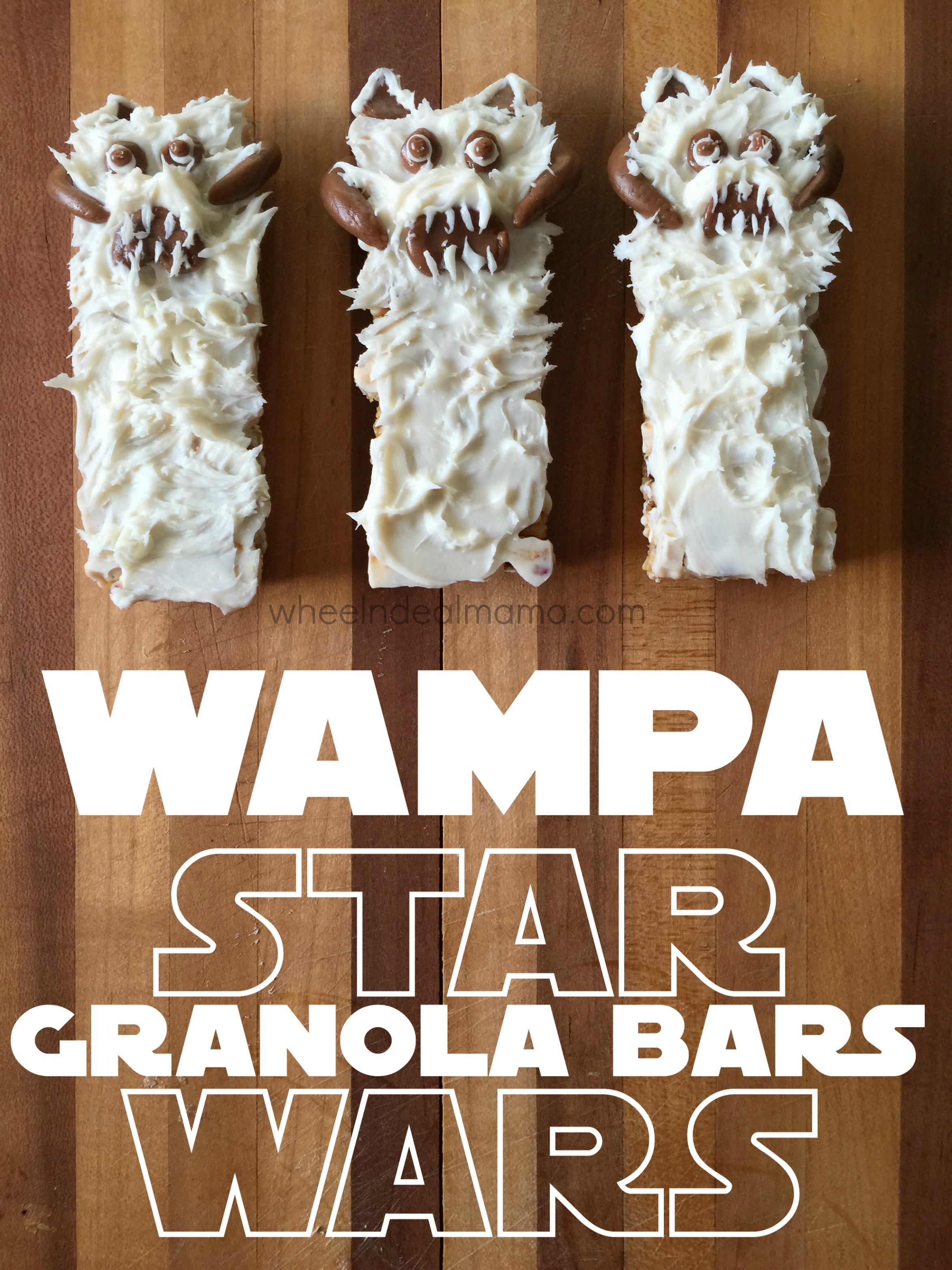 Wampa Granola Bars, a Perfect Star Wars Snack! - Wheel N Deal Mama
