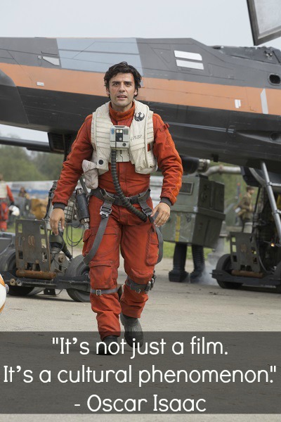 Star Wars: The Force Awakens Poe Dameron (Oscar Isaac) Ph: David James ©Lucasfilm 2015