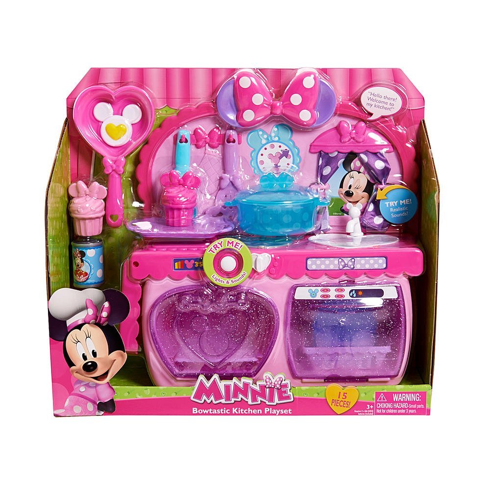 minnie mouse pastry oven playset