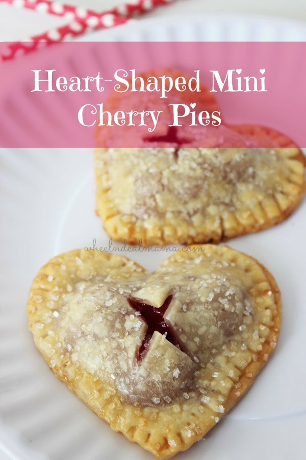 Heart Shaped Mini Cherry Pies
