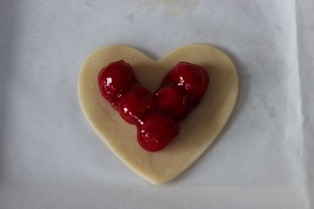 Heart Shaped Mini Cherry Pies
