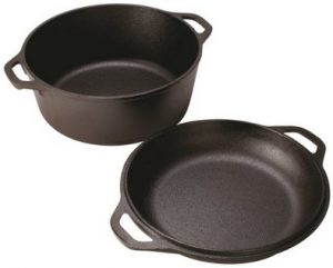 Lodge-L8DD3-Double-Dutch-Oven-and-Casserole