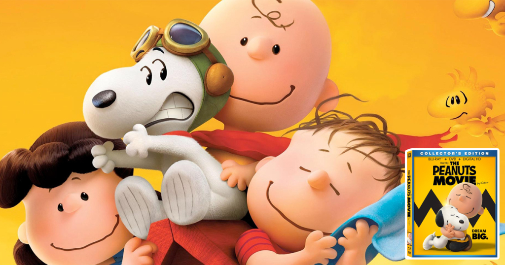 The Peanuts Movie BluRay + DVD + Digital HD Only 9.99 Wheel N Deal Mama