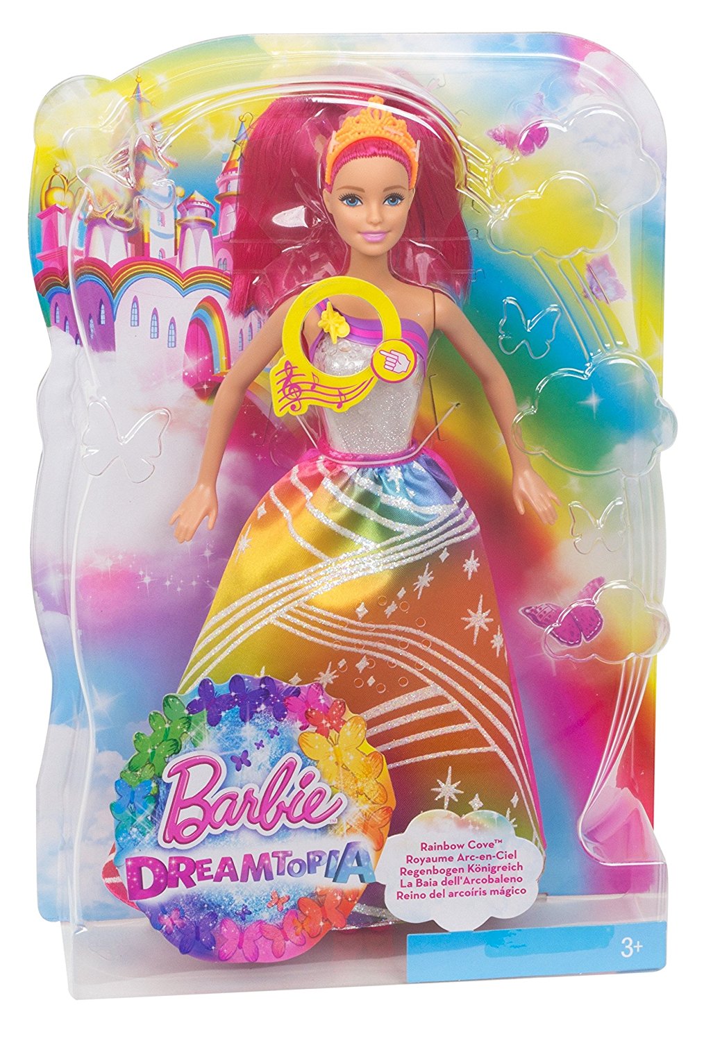 barbie dreamtopia rainbow cove princess doll