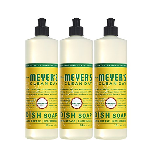 MRS MEYERS Liquid Dish Soap, Honeysuckle 3 Pack 8.86 Wheel N Deal Mama