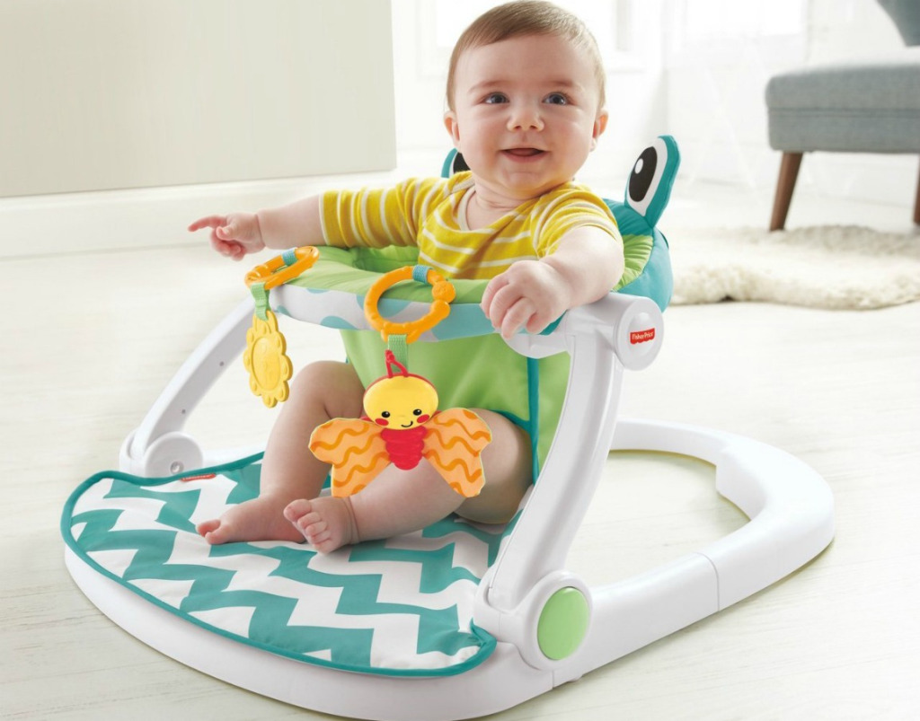 fisher price sit me up frog floor seat