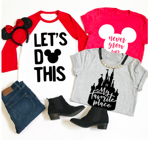 graphic disney tees