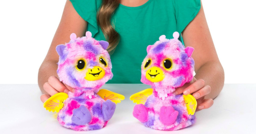 hatchimals talking twin surprise plush