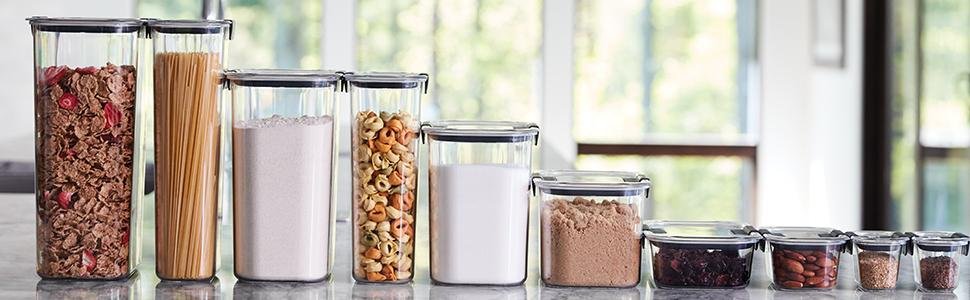 Rubbermaid Brilliance Glass Food Storage Containers, 10-Piece Set