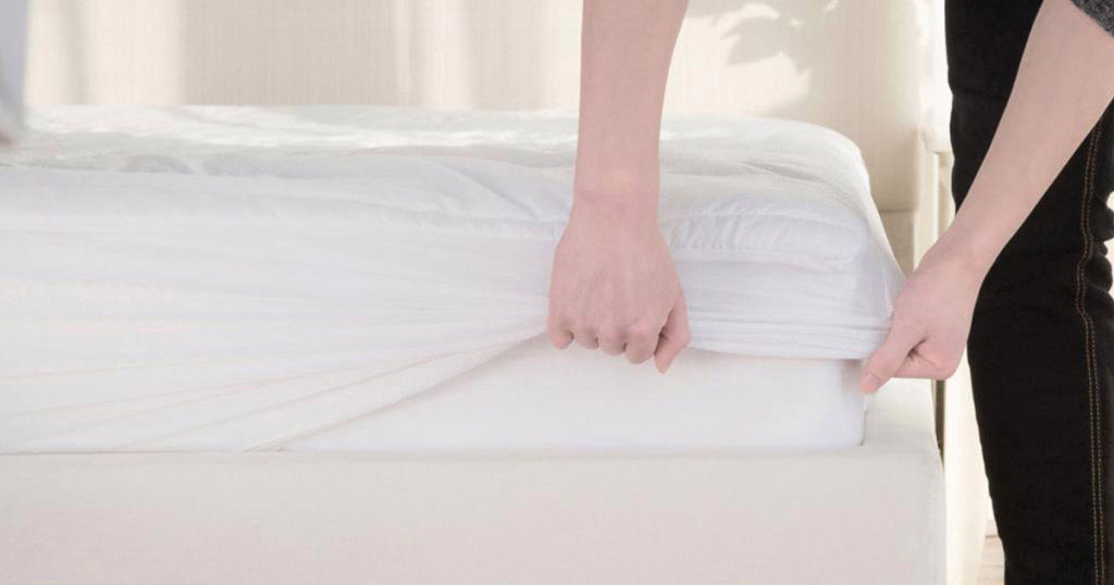 bedsure white mattress pad