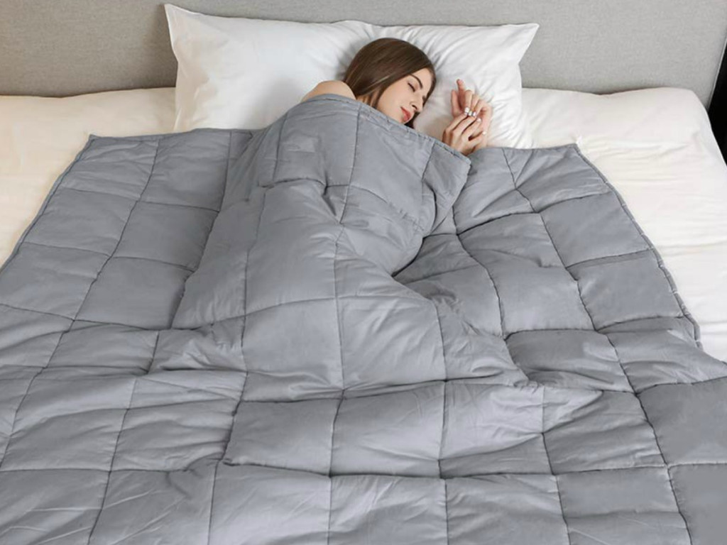 Weighted Ideas 15-Pound Weighted Blanket $58.80 Shipped - Wheel N Deal Mama