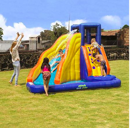 splash n slide inflatable water slide