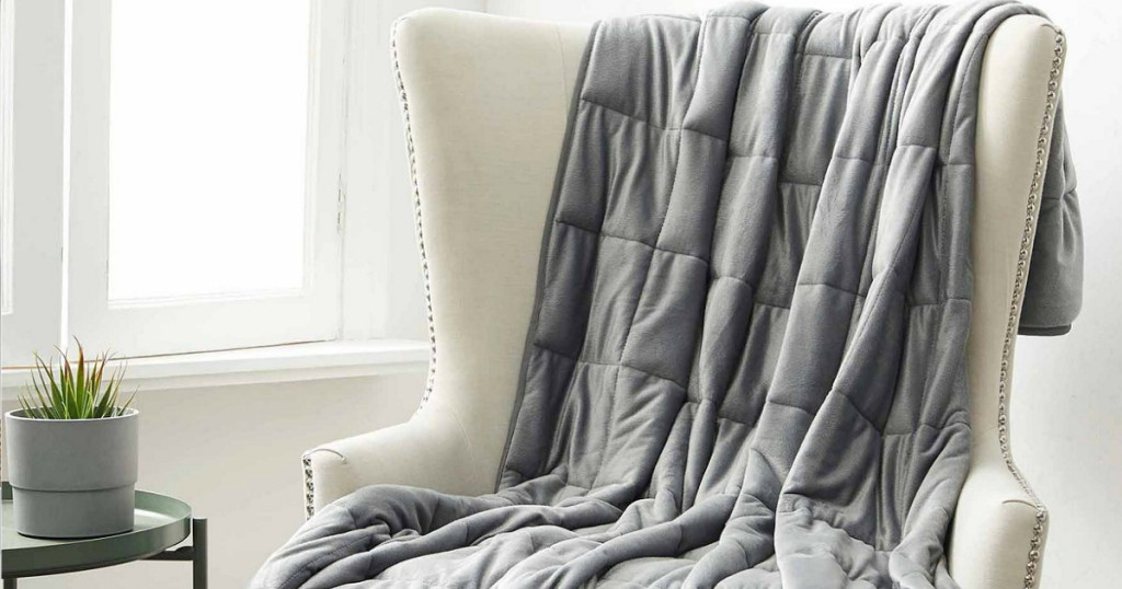 Washable Weighted Blanket $40.98 Shipped - Wheel N Deal Mama