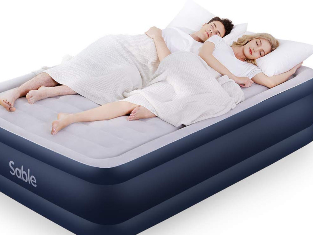 full size air mattress with stand