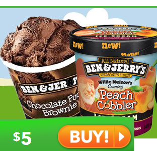 Saveology: $5 for a $10 Ben & Jerry's Gift Card! - Wheel N Deal Mama