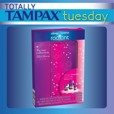 FREE Tampax Radiant Sample live now! - Wheel N Deal Mama