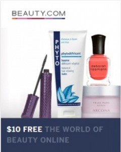 Free $10 Beauty.com Credit