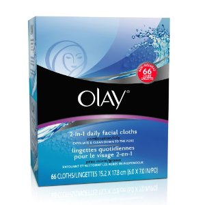olay 2 in 1 combo oily facial cloths