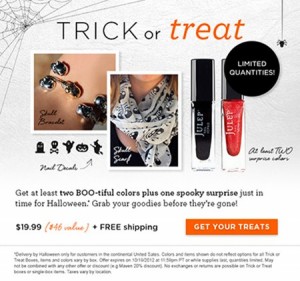 Julep Halloween Trick or Treat Mystery Box