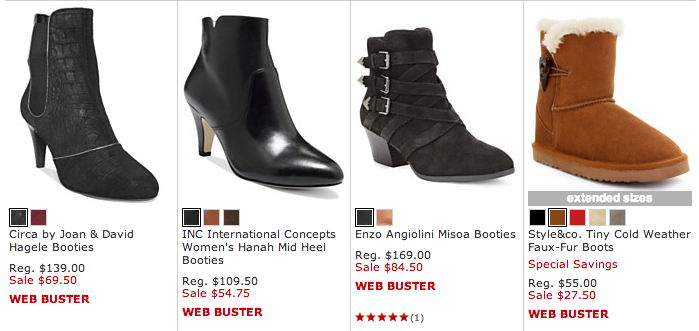 *HOT* Macy&#39;s: Women&#39;s Boots under $25 with One Day Sale!!! Reg. $50-$100+ - Wheel N Deal Mama