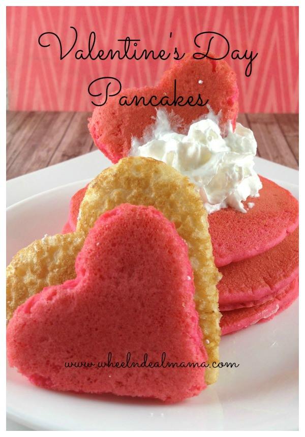 valentine's Day Pancakes - Wheel N Deal Mama
